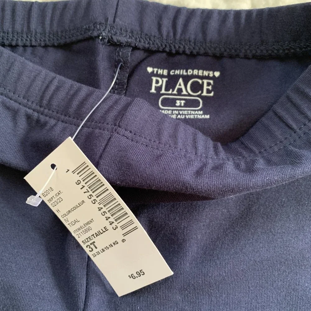 NWT Girls The Children’s Place Bike Shorts (Navy) 3T